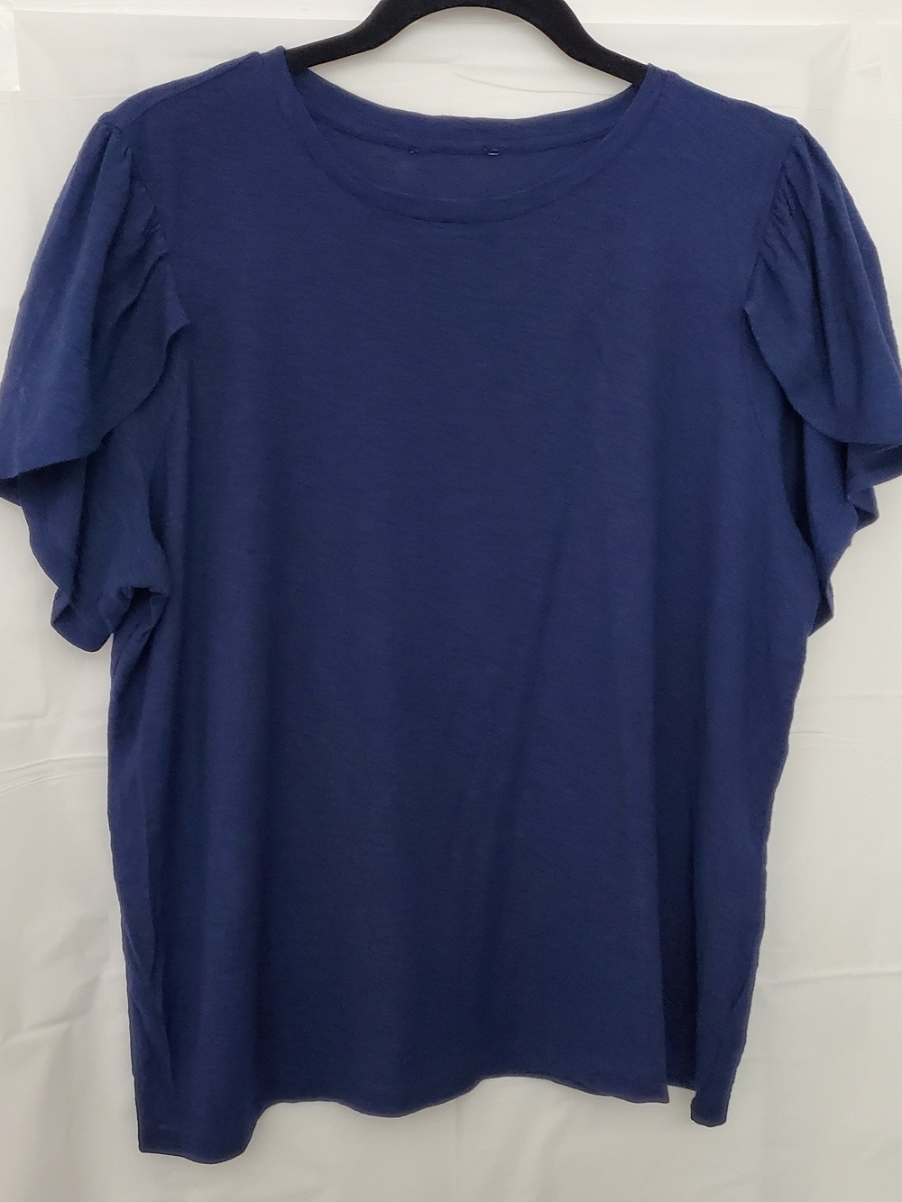 Classic Navy Short-Sleeve Crewneck Shirt